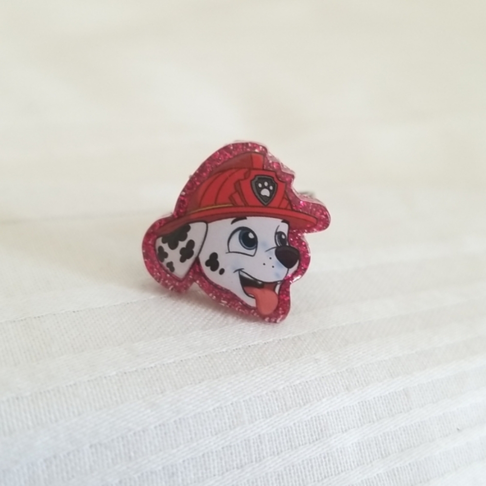 Dalmatian Fireman Hat Ring